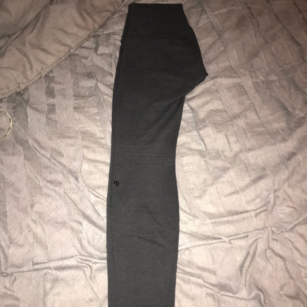 Lululemon cotton leggings (gray) (RESERVED)